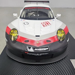 Porsche 911 RSR Amalgam Scale 1:8 Model Car 2017 991.2 GT3 RS - Picture 1 of 18