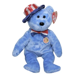 Ty Beanie Baby Founders - MWMT (Bear BBOM 2005) Patriótico - Imagen 1 de 1