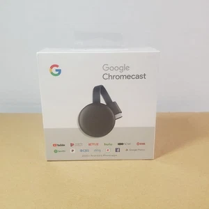 Google Chromecast 3rdGeneration-GA00439-US/ Streaming Media Player-SEALED - Picture 1 of 5