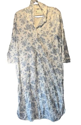 Camisón para mujer Ella Simone manga larga algodón floral mediano Cottagecore Foto 1 de 4
