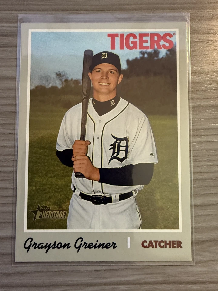 2019 Topps Heritage High Number - Grayson Greiner #659 - Image 1 of 2