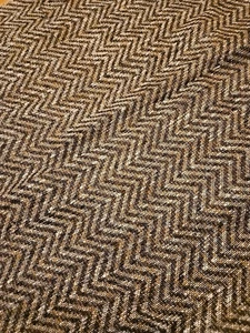 3,5 Yd Naturbraun Gewebt Tweed Stoff 46" W Yardage Dekorateur/Polsterung - Bild 1 von 3