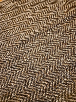 3.5 Yd Natural Brown Woven Tweed Fabric 46" W Yardage Decorator/Upholstery - Image 1 of 3