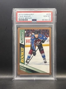 2019 Cale Makar PARKHURST #275 ePACK BRONZO RC PSA 10 - Foto 1 di 2