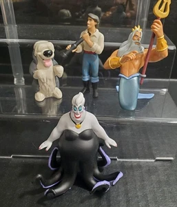 Little Mermaid PVC Action Figure Lot Of 4 - Ursula, Eric, Max, King Triton - Picture 1 of 10
