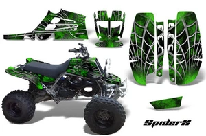 CREATORX GRAPHICS FOR YAMAHA BANSHEE 350 FULLBORE PLASTICS SPIDERX GREEN - Picture 1 of 1