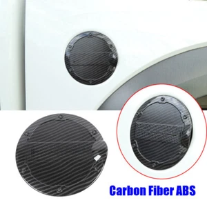Carbon Fiber ABS Fuel Tank Cover Door Gas Filler Cap Fit For Ford F150 2015-2020 - Bild 1 von 9
