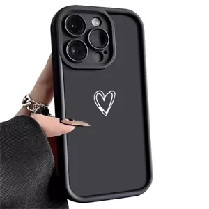 Love Heart For iPhone 16e 16 Pro Max 15 14 13 12 11 XS 8 ShockProof Case Cover - Picture 1 of 24