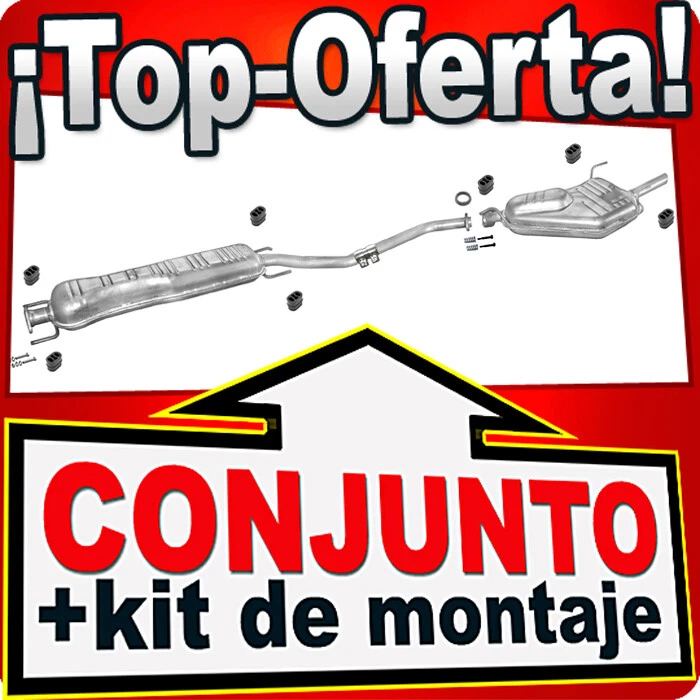 Sistema de Silenciador para Opel Vectra B 1.8 2.0 2.2 16V Escape - Imagen 1 de 1