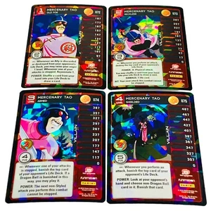 DBZ Dragon Ball Z TCG Panini Mercenary Tao 1 2 3 4 Rare U75 Holo Foil Awakening - Picture 1 of 1