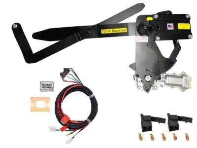 1970-1974 Ford Maverick Front Doors Power Window Kit w Nostalgic Switches Foto 1 de 4