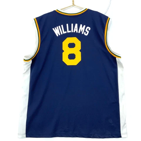 Deron Williams Utah Jazz adidas Jersey Size XL Blue Nba Basketball Cover