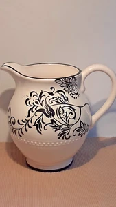 American Atelier Vtg. Ironstone Pitcher Sonnet 5751 Discontinued Dish Micro Safe - Picture 1 of 13