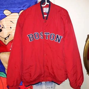 Starter red sox letterman puffer jacket - Picture 1 of 4