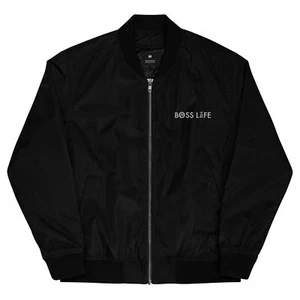 Boss Life Premium recycled bomber jacket - Picture 1 of 24