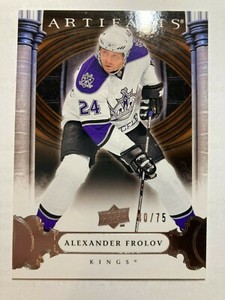 2009-10 Artifacts Silver - ALEXANDER FROLOV #71 Los Angeles Kings 40/75 RARE