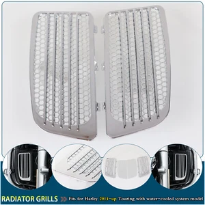 Radiator Screen Guard Grill Lower Fairing For Harley Street Road Glide 2014-up - Picture 1 of 13