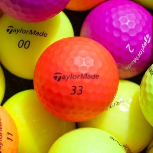 50 TaylorMade Assorted Color Used Golf Balls Near Mint 5A/4A - FREE SHIPPING - Picture 1 of 7