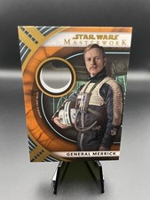 2022 Topps Star Wars Masterwork On Screen Prop Relic General Merrick /10 SSP