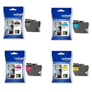 BROTHER LC-422 CARTUCCIA ORIGINALE BK C M Y 550 pagine MFC-J 5340 dw - Foto 1 di 6