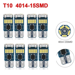 10x LED T10 W 5W lamp white CANBUS interior light glass base light 194 12V - Picture 1 of 13