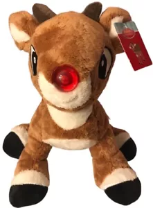 Rudolph The Red Nosed Reindeer Plush with Music and Lights 10” Plush New - Picture 1 of 4