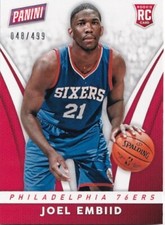 2014 Panini Boxing Day #29 Joel Embiid RC 48/499