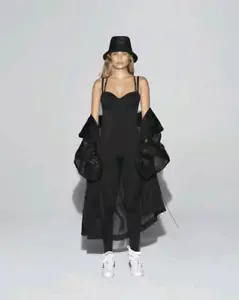Adidas x Ivy Park by Beyonce Limited Collection Knit Catsuit Black Size M $250 - Bild 1 von 4