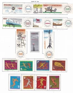 POLAND ^^^^^^1965 used sets collection on page( SPORTS) @xdco1164pol65 - Picture 1 of 1