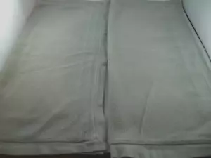 2 FUNDA DE ALMOHADA DE GRANERO DE CERÁMICA SUAVE POLAR GRIS CLARO CREMALLERA 22X22 - Imagen 1 de 7
