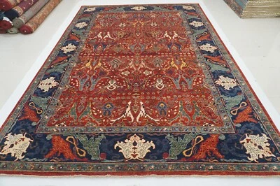 10 x 14 ft Red Bidjar Afghan Hand Knotted Wool Oriental All Over Rug - Image 1 of 4