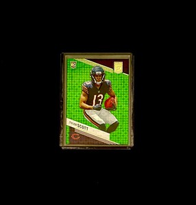 2023 PANINI DONRUSS ELITE TYLER SCOTT #19 GREEN DISCO ROOKIE CARD RC