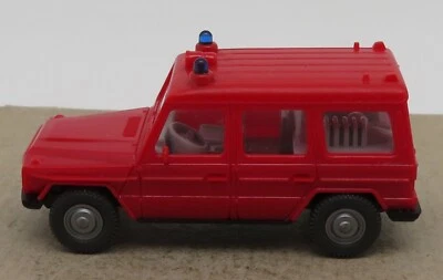 WIKING Ho 1/87 Mercedes 230 G 4X4 Rosso Genieri Pompieri No. Box - Immagine 1 di 4