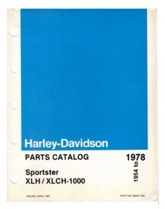 Harley Davidson Sportster 1954-1978 manual de piezas 231 páginas - Imagen 1 de 1