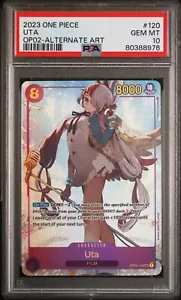 Uta Alt art - One Piece TCG English Paramount War - OP02-120 PSA 10 - Foto 1 di 2