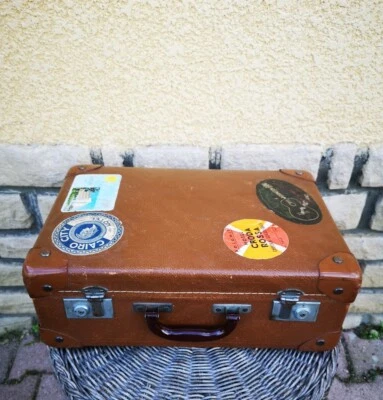 Vintage Ancienne Valise Routard FERNAND En Fibre Vulcanisée Breveté SGDG 60' - Photo 1/4