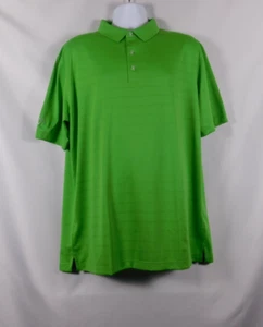 Callaway Polo Shirt Men's XL Neon Lime Green Short Sleeve Golf Opti Dri - Picture 1 of 12