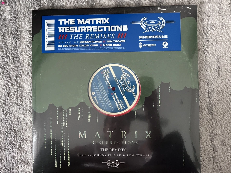 The Matrix Resurrections The Remixes 2XLP Red Blue Pill Twist /1000 Mondo Vinyl - Image 1 of 4