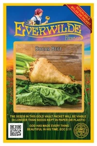 1 Oz Sugar Beet Seeds - Everwilde Farms Mylar Seed Packet - Picture 1 of 3