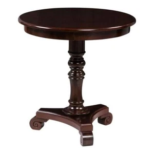 Convenience Concepts End N' Side Table 25.5"Hx25.5"Wx25.5"D Round Wood In Brown - Picture 1 of 5