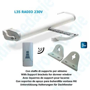 LIWIN RADIO 350N 230V WHITE + R1 CONTROL WHITE + BRACKETS FOR SKYLIGHT Comunello - Imagen 1 de 10