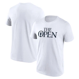 Camiseta de golf The Open (talla M) para hombre blanca con marca - Nueva - Imagen 1 de 1
