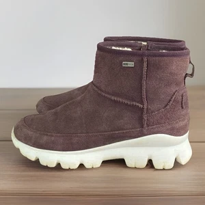 UGG lila Palomar wasserdicht Wildleder Schnee Turnschuhe Stiefeletten Größe 7 Damen - Bild 1 von 10