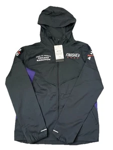 Nike 2024 Chicago Marathon Windrunner Running Jacket Black FV6204-010 Sz Medium - Picture 1 of 3