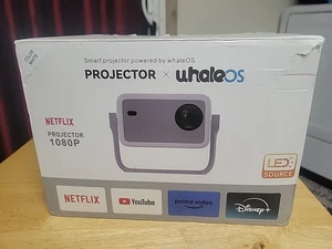 Smart Projector Powered By Whaleos Netflix Projector 1080p - Picture 1 of 2