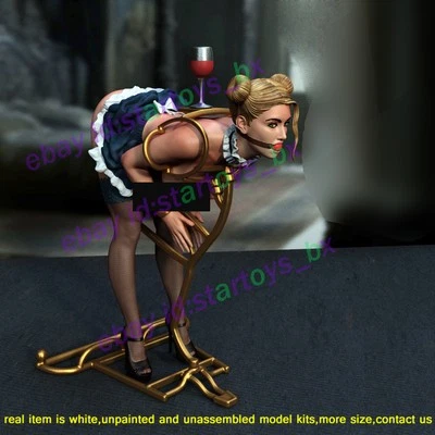 Elegant Maid 1/12 1/8 1/6 1/4 1/3 Unpainted Model Kit Unassembled 3D Print NSFW - Image 1 of 4