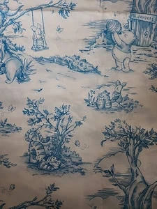 Classic Pooh Fabric #4655 Disney AA Milne EH Shepard 42" x 44" Vintage New - Picture 1 of 5