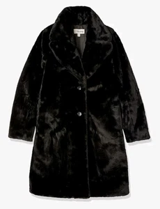 The Drop Damen Kiara Loose-Fit langer Kunstfellmantel Gr. XXL.  - Bild 1 von 12