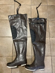 Proline brand hip boot Size 8 Insulated Steel Shank Waterproof - Picture 1 of 4