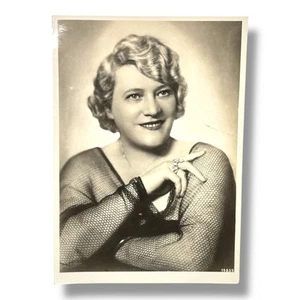 1935 Grete Hansen Glamour Photo Postcard Signed – German Actress Hamburg RPPC - Picture 1 of 2